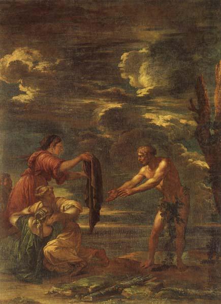 Odysseus and Nausicaa, Salvator Rosa